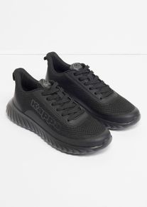 Sneaker Kappa in materiale morbido, Nero, Taglia 44, bonprix