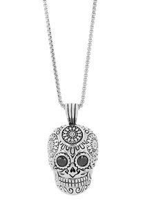 Adelia&acute;s Kette ohne Anh&auml;nger ADELIA&acute;S "Unisex Halskette mit Anh&auml;nger &iquest; Totenkopf aus Edelstahl" Gr. 60, silber, Halsketten, Damen, Edelstahl, Kette ohne Anh&auml;nger