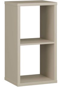 Standregal FORTE "Mauro", taupe, B:39,5cm H:72,8cm T:32,9cm, Holzwerkstoff, Regale, Standregal, Regal mit 2 F&auml;chern, B/H/T 38,2x72,9x32,9 cm, langlebige Beschichtung
