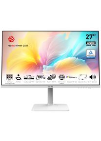 MSI LED-Monitor "Modern MD272QXP", Energieeffizienz: E, wei&szlig;, B:61,35cm H:36,25cm T:5cm, Monitore, h&ouml;henverstellbar, 3 Jahre Herstellergarantie, USB-C, LED-Monitor
