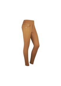 Leggings Freddy "NOW SKINNY YOGA", Damen, Gr. S (36), N-Gr, braun (lion), Obermaterial: 72% Polyester, 15% Polyurethan, 13% Elasthan, leicht gl&auml;nzend, unifarben, figurbetont, Hosen Leggings, mit Lifting & Shaping Effekt