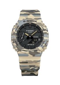 Chronograph Casio G-SHOCK, beige, grau, schwarz, Armbanduhren, Damen, Chronograph, Quarzuhr, Armbanduhr, Herrenuhr, analog, digital