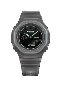 Chronograph Casio G-SHOCK, grau, gr&uuml;n, Armbanduhren, Damen, Chronograph, Quarzuhr, Armbanduhr, Herrenuhr, analog, digital