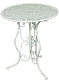 Gartentisch Garden Pleasure "Lascar", wei&szlig;, B:60cm H:70cm T:60cm, Tische, Gartentisch