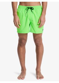 Badeshorts Quiksilver "EVERYDAY VOLLEY 15", Herren, Gr. XL, N-Gr, gr&uuml;n gecko, Web, Polyester, kontrastfarbene Details, unifarben, Badehosen Badeshorts, sportliche Schnittform, f&uuml;r Erwachsene, schnelltrocknendes Material