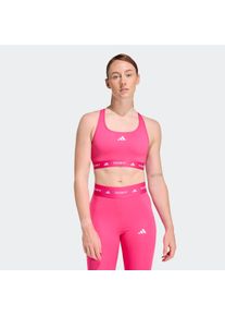 Sport-BH adidas Performance "TF BRA", Damen, Gr. XS, N-Gr, real magenta, Obermaterial: 73% Polyester, 27% Elasthan, BHs Sport-BH