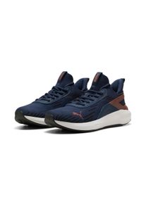 Slip-On Sneaker Puma "SOFTRIDE ENZO 5 HYPE", Damen, Gr. 47, Puma navy, bordeaux rot, feather gray, Textil, Schuhe Slip-On Sneaker, leicht profilierte Gummi-Laufsohle, nicht herausnehmbare Innensohle