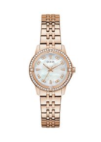 Quarzuhr Guess "COLETTE", ros&eacute;goldfarben, Armbanduhren, Damen, Quarzuhr, Armbanduhr, Damenuhr, Edelstahlarmband, analog