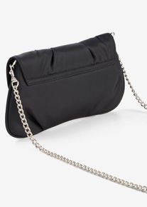 Clutch mit Strassverzierung, schwarz, Gr&ouml;&szlig;e 14x25 cm, bonprix