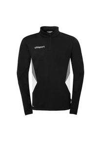 Trainingspullover Uhlsport "1/4 ZIP TOP Equipe 29 Kids", M&auml;dchen, Gr. 164, schwarz (schwarz, wei&szlig;, steingrau), Obermaterial: 100% Polyester Pol. recyc.., Pullover Trainingspullover