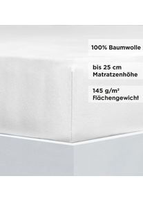 Bettlaken Florella "AVANCE" Fein Jersey, 100% Baumwolle", rosa (ros&eacute;), B:180cm, Jersey, Obermaterial: 100% Baumwolle CO., Bettlaken, Bettlaken