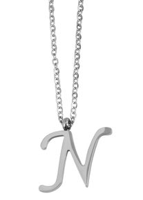 Adelia&acute;s Kette ohne Anh&auml;nger ADELIA&acute;S "Unisex Halskette mit Anh&auml;nger &iquest; Buchstabe S aus Edelstahl" Gr. 48, silber, Halsketten, Damen, Edelstahl, Kette ohne Anh&auml;nger