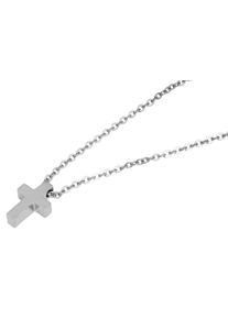 Adelia&acute;s Kette ohne Anh&auml;nger ADELIA&acute;S "Unisex Halskette mit Anh&auml;nger &iquest; Kreuz aus Edelstahl" Gr. 48, silber, Halsketten, Damen, Edelstahl, Kette ohne Anh&auml;nger
