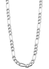 Adelia&acute;s Gliederkette ADELIA&acute;S "Unisex Halskette &iquest; Figarokette aus Edelstahl 60 cm" Gr. 60, silber, Halsketten, Damen, Edelstahl, Gliederkette