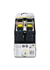 Dunlop - Ratchet Tie Down Strap with Locking Mechanism 5 m / 150 kg 2 pcs