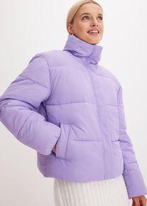 bonprix Steppjacke mit Stehkragen, lila, Gr.38, Wattierte Steppjacke mit Stehkragen