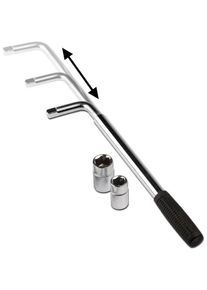 Dunlop - Telescopic heavy duty wheel wrench