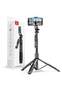 CRONG SelfieGo Ultra - Aluminum Bluetooth Selfie Stick Tripod - Black