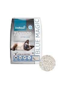 ZooRoyal Tigrooo Blue Magic Katzenstreu antibakteriell 12l