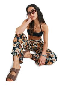Stoffhose Roxy "Midnight Avenue", Damen, Gr. XS, almond tropical feels spaced, Obermaterial: 100% Viskose;, Hosen Stoffhose
