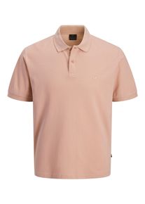 Jack & Jones Poloshirt JACK & JONES "JPRBLAWESTON SS POLO", Herren, Gr. S, misty rose detail:solid, Jersey, Obermaterial: 100% Baumwolle, unifarben, regular fit normal, ohne Ausschnitt, angesetztes B&uuml;ndchen, Shirts Poloshirt, mit Stickerei