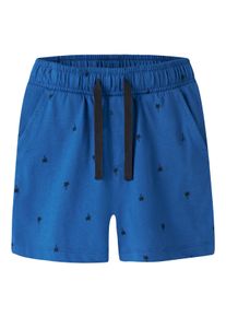 Shorts name it "NMMJAXON NREG SHORTS BOX PB", Jungen, Gr. 122, N-Gr, nautical blau, Web, Obermaterial: 100% Baumwolle, unifarben, kurz, Hosen Shorts