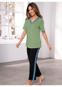 Schlupfhose, Damen, Gr. 40, Normalgr&ouml;&szlig;en, schwarz, 100% Baumwolle, unifarben, lang, Hosen Schlupfhose