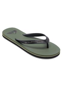 Sandale Quiksilver "Molokai Core", Herren, Gr. 14(47), gr&uuml;n (gr&uuml;n 1), Obermaterial: Synthetikmaterial / Au&szlig;ensohle: Moosgummi., Schuhe Sandale