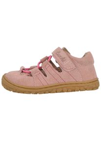 Barfu&szlig;schuh Lurchi "Naffi, Barefoot", M&auml;dchen, Gr. 27, rosa (altrosa), Veloursleder, Schuhe Barfu&szlig;schuh, Kinderschuh, Halbschuh, Gr&ouml;&szlig;enschablone zum Download