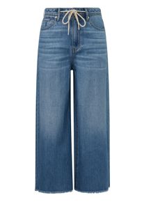 Weite Jeans s.Oliver "Jeans Suri", Damen, Gr. 40, N-Gr, blau, Denim/Jeans, Obermaterial: 61% Lyocell, 39% Baumwolle, unifarben, weit lang, Jeans Weite Jeans, im Five-Pocket Style