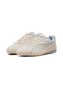 Sneaker Puma "CATCH SOLEIL SD", Damen, Gr. 38,5, alpine snow, haute tropic, Leder, Schuhe Sneaker, f&uuml;r Alltag, mit Lederobermaterial, sportlicher Stil, mit Schn&uuml;rung