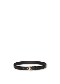 Lederg&uuml;rtel Calvin Klein "CK BUCKLE 30MM FIXED BELT", Damen, Gr. 105, schwarz (schwarz, antique light gold), Rindsleder, unifarben, G&uuml;rtel Lederg&uuml;rtel, Gr&ouml;&szlig;enverstellbar