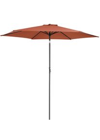 Kingsleeve Parasol Tahiti Terracotta &Oslash;300cm UV-bescherming 80+