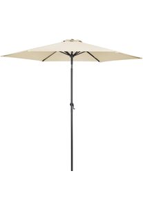 Kingsleeve Parasol Beige Aluminium &Oslash;300cm UV-bescherming 80+