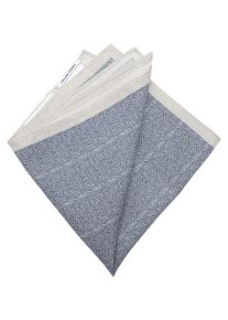 Big & Tall Sizes - 1863 by Eterna - Pocket square made of silk in a herringbone pattern - 0