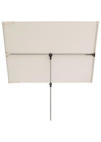 Doppler Balkonschirm, Naturfarben, Alufarben, Textil, 180x130 cm, 360&deg; drehbar, h&ouml;henverstellbar, Knickgelenk, regenabweisend, wetterfest, Sonnenschutz, Sonnenschirme