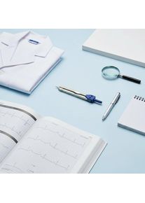 EKG Measuring Divider With Shielded Holder Cardiology Ruler Caliper Heart Pulse Measuring Tool High Precision for Doctors