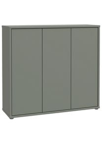 Xora Schuhschrank, Salbeigr&uuml;n, Kunststoff, 8 F&auml;cher, 109.2x99.1x34.9 cm, Typenauswahl, stehend, Garderobe, Schuhaufbewahrung, Schuhschr&auml;nke