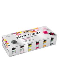 Fest&eacute;k k&eacute;szlet m&aacute;rv&aacute;nyoz&aacute;sra Kreul Magic Marble Neon 6x20 ml (kreat&iacute;v)