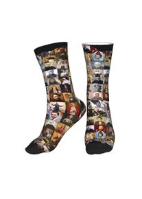 Novelty Printing All Saints Catholic Saints Tutti i Santi Socks for Women Men Stretch Summer Autumn Winter Crew Socks