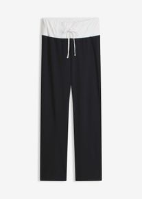 bonprix Femei Pantaloni de pijama, negru, 48/50