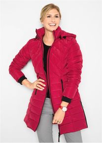 bonprix Long-Steppjacke mit Wattierung, rot, Gr.54, Wattierte Steppjacke in sch&ouml;ner Long-Form