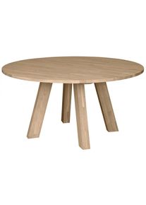 Livetastic , Naturfarben , Holz , Eiche , massiv , rund , 150x75x150 cm , Esszimmer, Esszimmertische, Esstische, Esstische rund