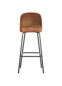 Livetastic , Schwarz, Cognac , Metall, Textil, Fell , Lederoptik , 50x103x55 cm , Esszimmer, Barm&ouml;bel, Barhocker