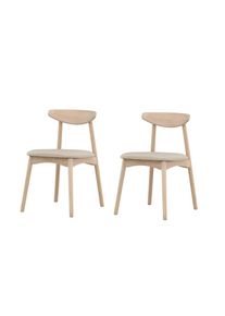 Livetastic , Beige , Holz, Textil , Eiche , 47x80x54 cm , Esszimmer, Esszimmerst&uuml;hle, Holzst&uuml;hle