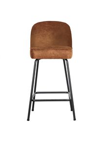 Livetastic , Schwarz, Cognac , Metall, Textil , 50x89x55 cm , Esszimmer, Barm&ouml;bel, Barhocker