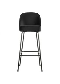 Livetastic , Schwarz , Metall, Textil , 50x103x55 cm , Esszimmer, Barm&ouml;bel, Barhocker