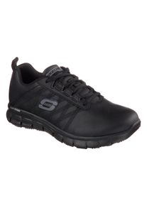 Berufsschuh Skechers "Sure Track Earth II" Gr. 35, schwarz, 35, Obermaterial: 50% Rindsleder Leather cow. 50% Lammleder LEL., Schuhe, Berufsschuh