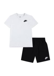 T-Shirt & Shorts Nike Sportswear "NKN CLUB LBR KNIT SHORT SET", Jungen, Gr. 116 (6), schwarz, Sweatware, Obermaterial: 60% Baumwolle, 40% Polyester, KOB Set-Artikel T-Shirt & Shorts, f&uuml;r Kinder