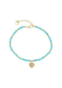 Adelia&acute;s Kettenanh&auml;nger ADELIA&acute;S "Damen Anh&auml;nger &iquest; Herzanh&auml;nger aus Edelstahl mit Perle", gold, Schmuckanh&auml;nger, Damen, Edelstahl, Kettenanh&auml;nger